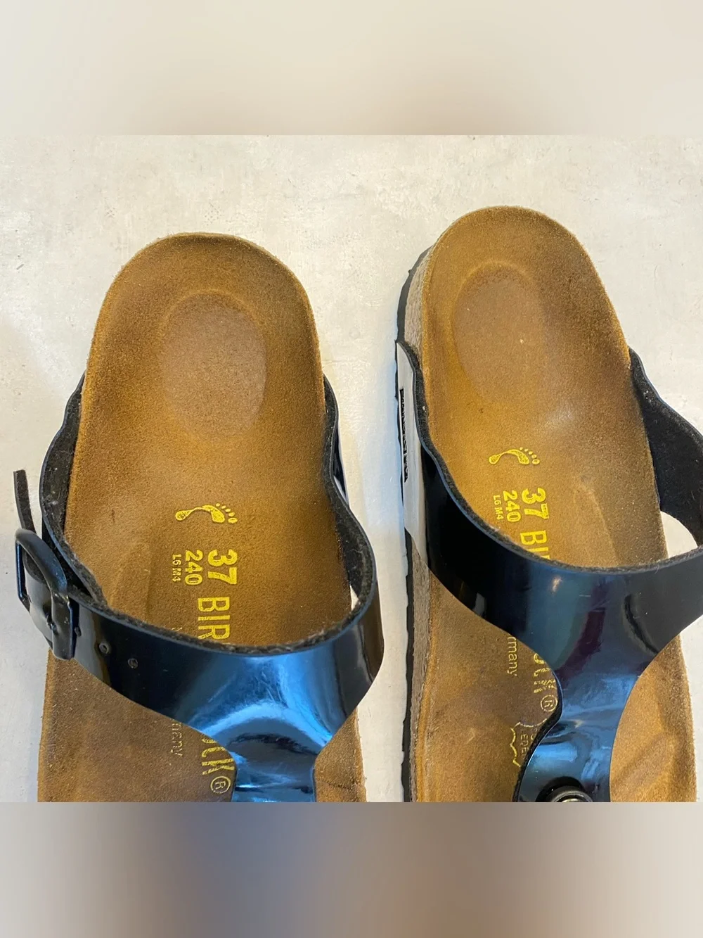 Birkenstock Gizeh Size 37, US Ladies Size 6,Men’s Size 5 great condition clean